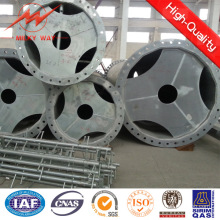 Galvanized Steel Poles 12m Utility Pole for Power Distribution Equipment